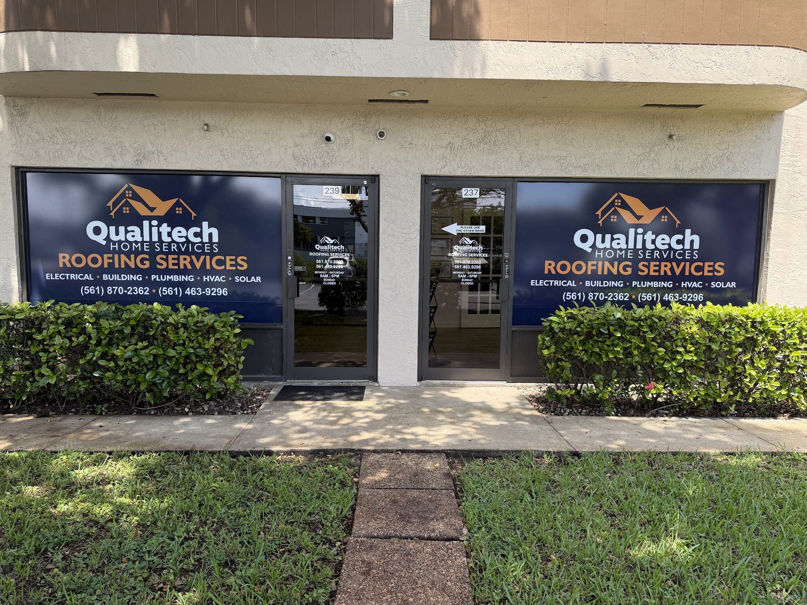 Qualitech Roofing office in Deerfield Beach FL
